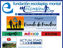 Tablet Screenshot of fundacionescolapiasmontal.org